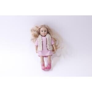 American Girl, Mini Doll, Dressed, Light Brown Hair, Pink Dress, Doll